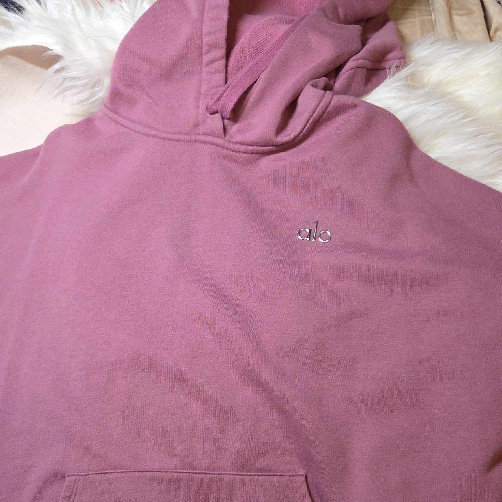 ALO Yoga women Dusty Rose Hoodie